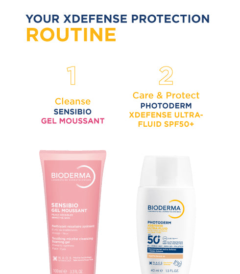 Bioderma Photoderm XDefense Ultra-Fluid SPF 50+ Tinted Sunscreen I PA ++++ I In-Vivo tested