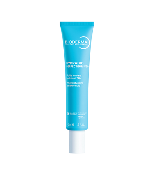 Hydrabio Perfecteur SPF30 3-in-1 Hydrating Sunscreen with Glow – 72H Moisturizing Radiance Fluid