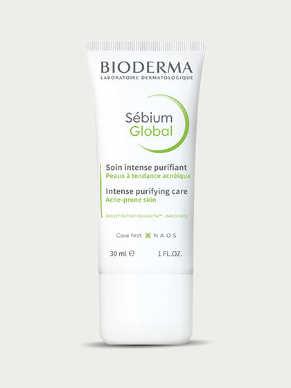 Sebium Global Moisturizer For Oily Acne-Prone Skin - Reduces Spots & Blackheads