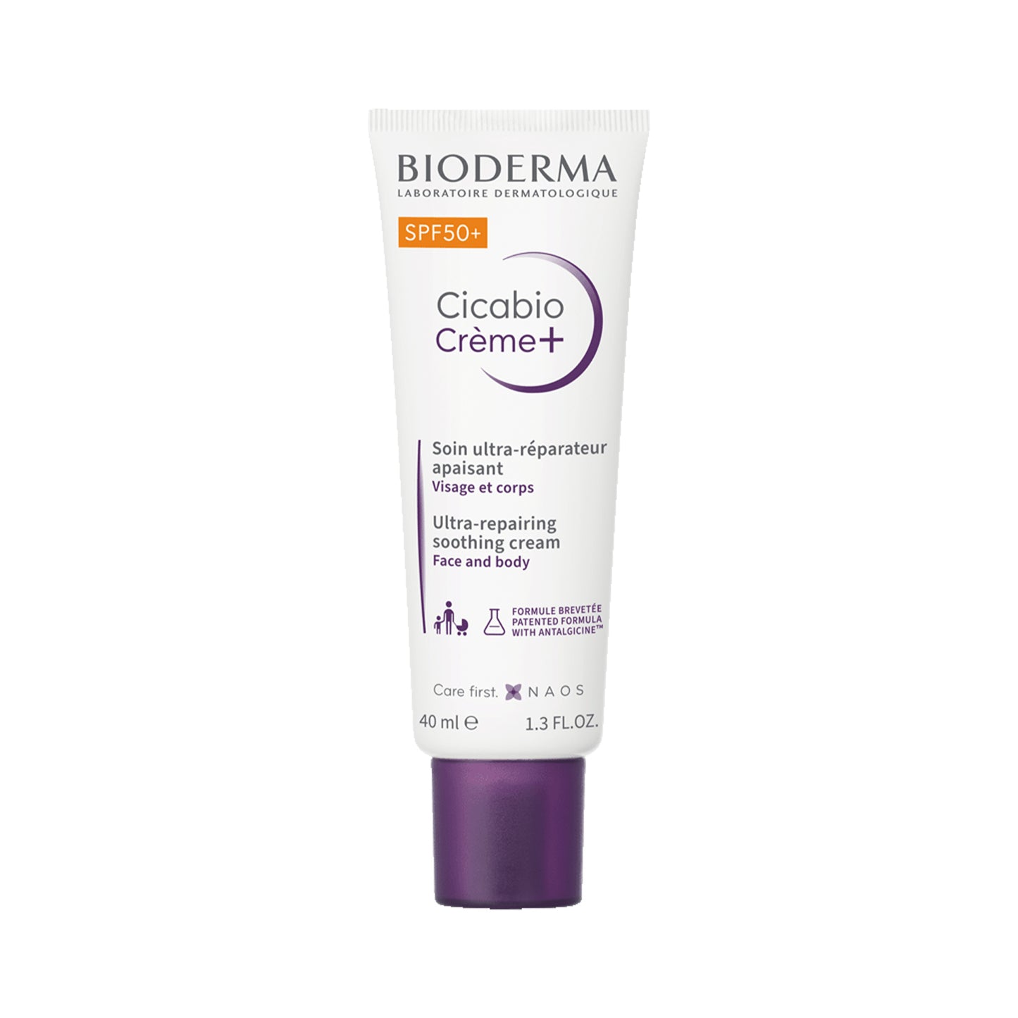 Bioderma Cicabio SPF 50+ Repairing Cream For Damaged Skin - Water-Proof & Scar Treatment(40ml)