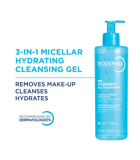 Hydrabio Gel Moussant Hydrating Face Wash – 3-in-1 Micellar Cleanser