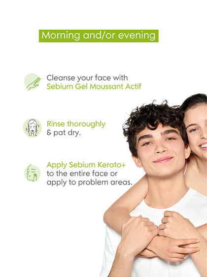 Sebium Kerato+ Anti-Blemish Gel Cream - Spot Corrector - Eliminates Pimples & Blackheads