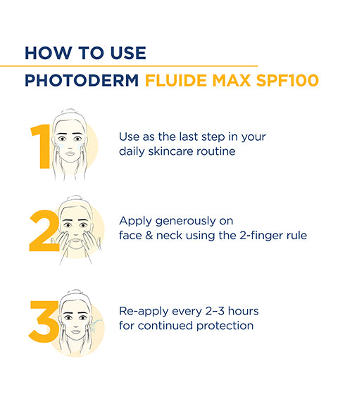 Photoderm Fluide Max 100+ Claire - Tinted Sunscreen With Active Sun Defence