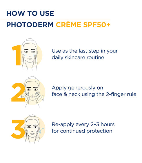 Photoderm Creme Teinte Claire SPF 50+ Tinted Sunscreen -  Water Resistant